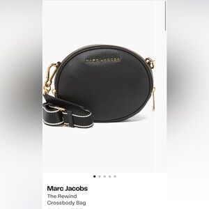 Marc Jacobs Black and Gold Crossbody Bag